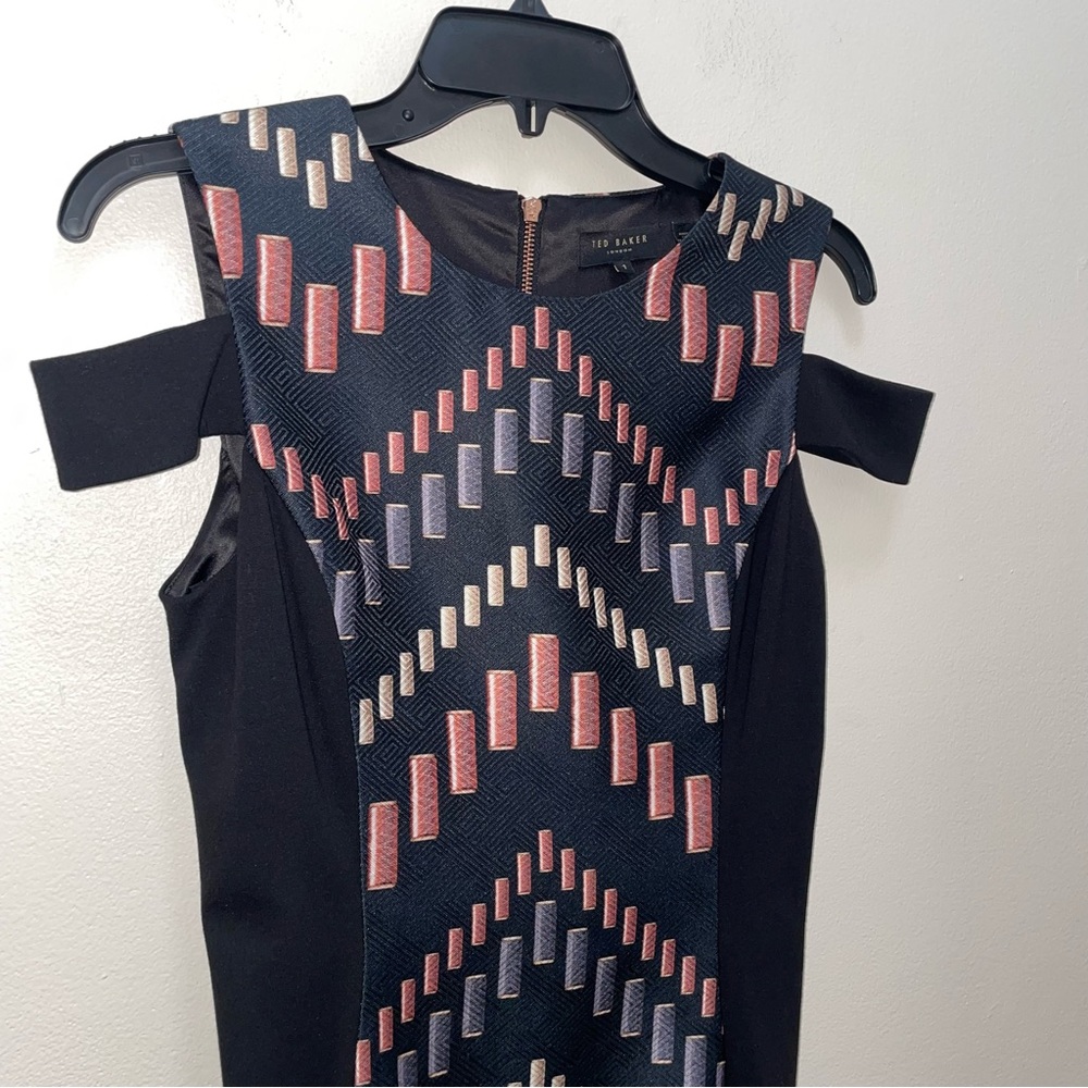 Ted Baker $295 NWOT Zyra Cotton Reel Cut Out Bodycon Dress, Size Size 4 small - Picture 8 of 16